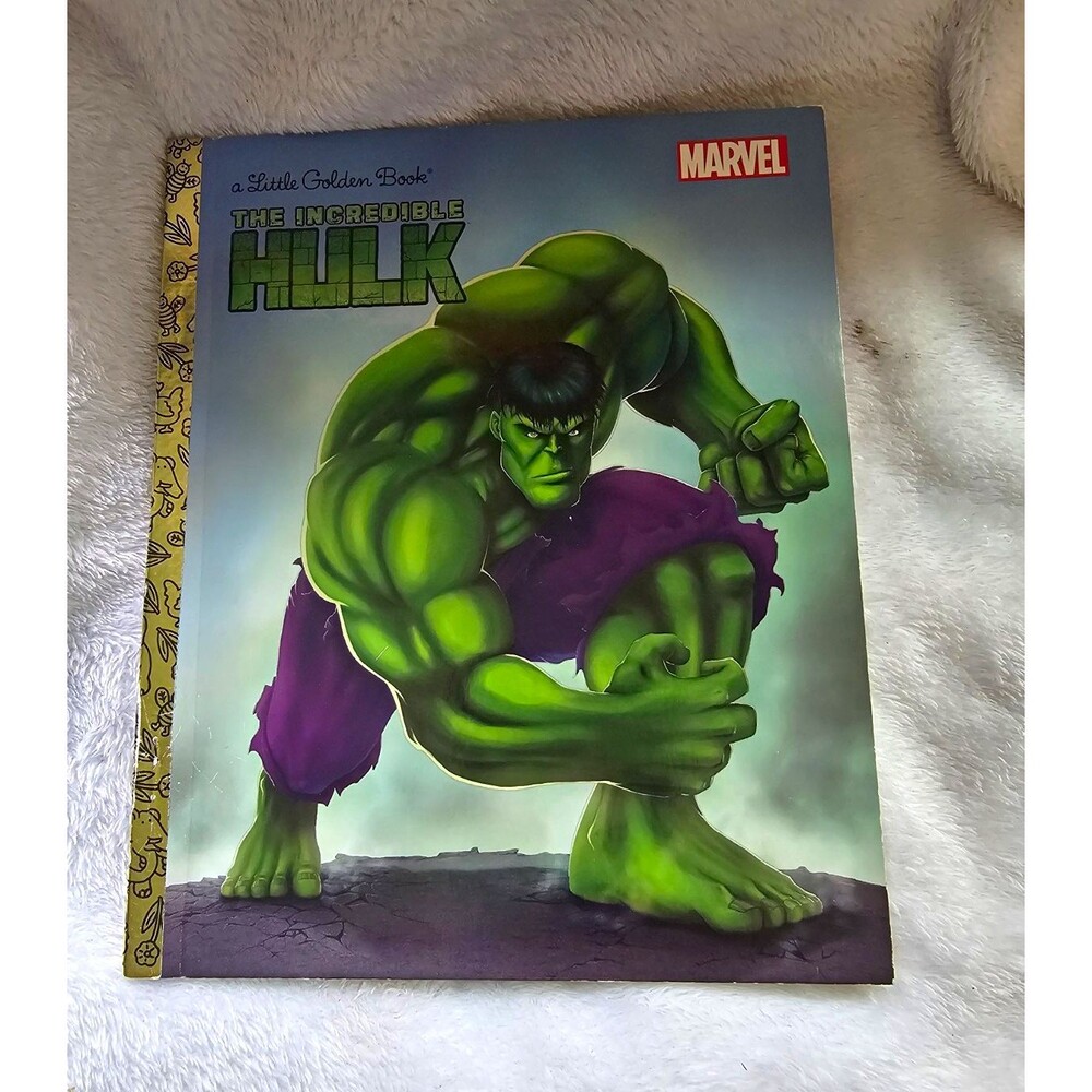 Little Golden Book The Incredible Hulk Hardcover Billy Wrecks 2012